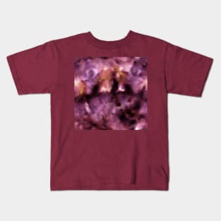 Maroon Ice Tie-Dye Kids T-Shirt